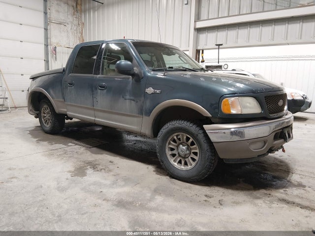 Продаж на аукціоні авто 2002 Ford F-150 Lariat/xlt, vin: 1FTRW08L22KD79014, номер лоту: 45111351