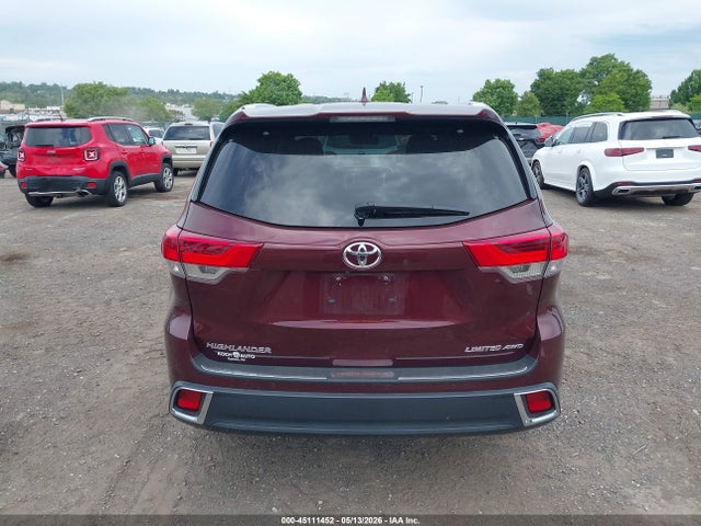 Продаж на аукціоні авто 2018 Toyota Highlander Limited Platinum, vin: 5TDDZRFH5JS819061, номер лоту: 45111452