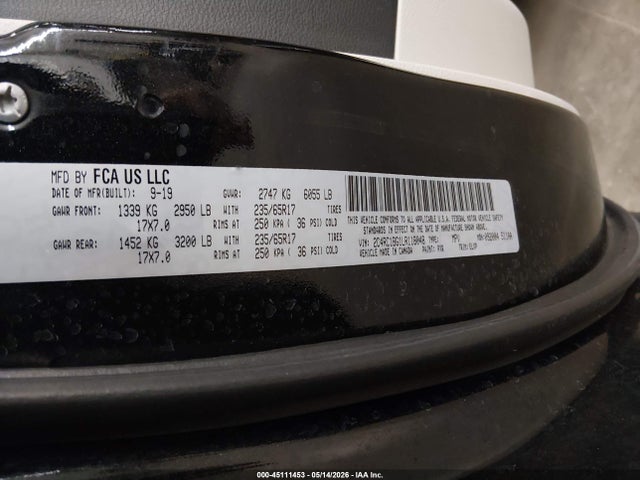 Aukcja sprzedaży 2020 Chrysler Pacifica Touring L, vin: 2C4RC1BG1LR118048, numer aukcji: 45111453