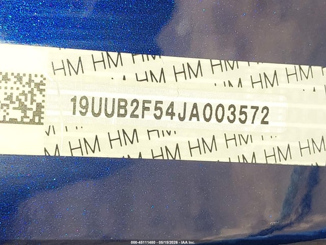 Продажа на аукционе авто 2018 Acura Tlx Tech Pkg, vin: 19UUB2F54JA003572, номер лота: 45111480