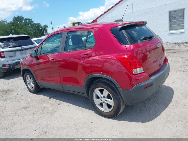 2015 Chevrolet Trax 1ls მანქანა იყიდება აუქციონზე, vin: KL7CJKSB9FB105523, აუქციონის ნომერი: 45111544