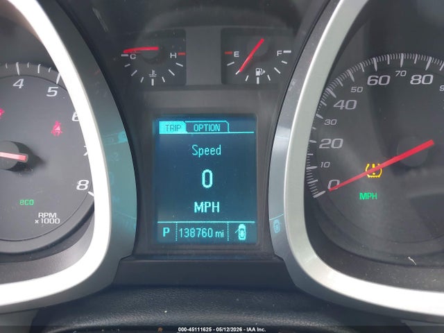 45111625 :رقم المزاد ، 2GNFLCEK0D6239713 vin ، 2013 Chevrolet Equinox Ls مزاد بيع