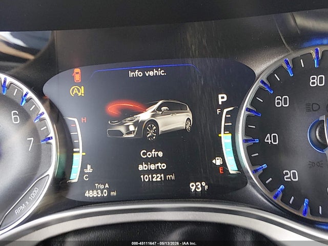 2018 Chrysler Pacifica Touring L Plus მანქანა იყიდება აუქციონზე, vin: 2C4RC1EG5JR234975, აუქციონის ნომერი: 45111647