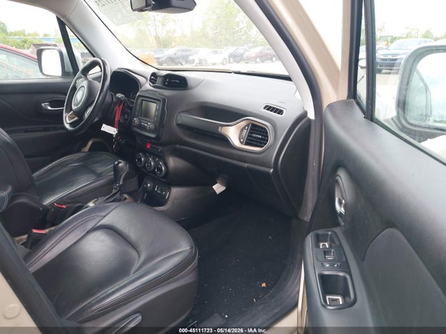 Продаж на аукціоні авто 2016 Jeep Renegade Limited, vin: ZACCJBDT3GPD35865, номер лоту: 45111723