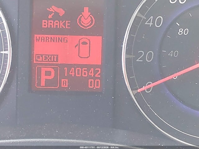 45111781 :رقم المزاد ، JN1AJ0HP1AM702134 vin ، 2010 Infiniti Ex35 Journey مزاد بيع