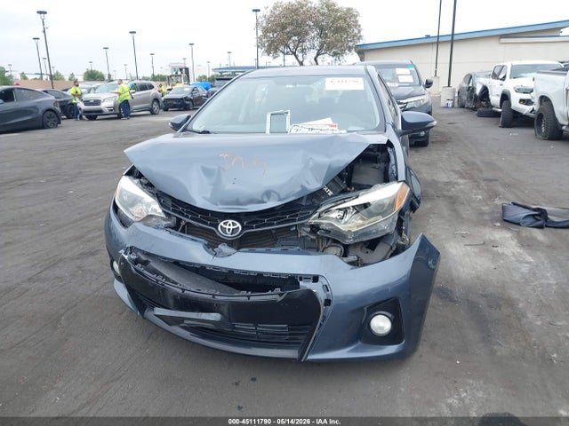 45111790 :رقم المزاد ، 5YFBURHE2FP297093 vin ، 2015 Toyota Corolla S Plus مزاد بيع