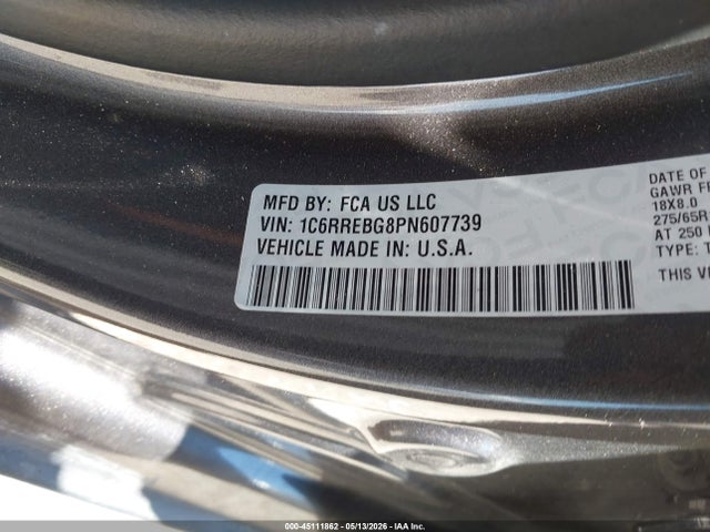 Продажа на аукционе авто 2023 Ram 1500 Lone Star  4x2 6'4 Box, vin: 1C6RREBG8PN607739, номер лота: 45111862