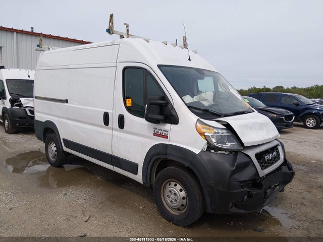 Продаж на аукціоні авто 2021 Ram Promaster 1500 High Roof 136 Wb, vin: 3C6LRVBG2ME516312, номер лоту: 45111903