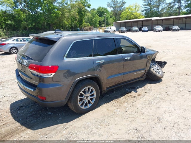 Продаж на аукціоні авто 2016 Jeep Grand Cherokee Limited, vin: 1C4RJFBGXGC405986, номер лоту: 45111907