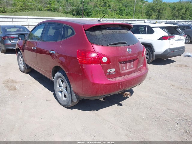 45111930 :رقم المزاد ، JN8AS5MV1AW101309 vin ، 2010 Nissan Rogue S مزاد بيع