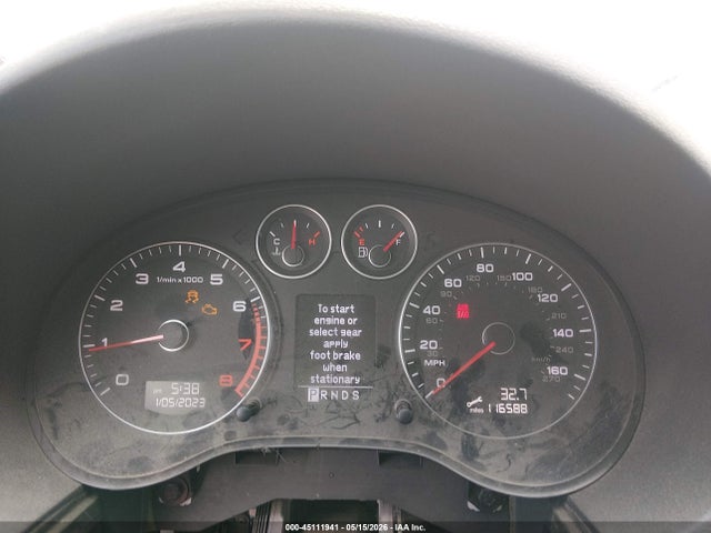 45111941 :رقم المزاد ، WAUKF78P09A092295 vin ، 2009 Audi A3 2.0t مزاد بيع
