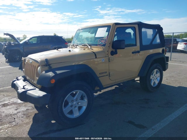 45111949 :رقم المزاد ، 1C4AJWAG1EL142668 vin ، 2014 Jeep Wrangler Sport مزاد بيع