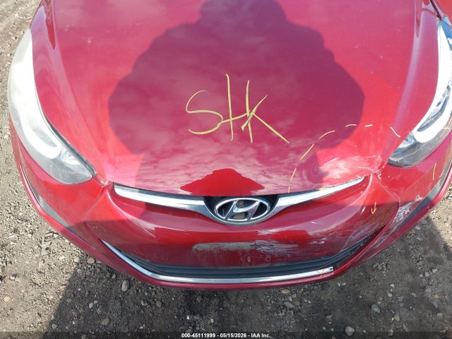 Aukcja sprzedaży 2014 Hyundai Elantra Se, vin: 5NPDH4AE5EH533984, numer aukcji: 45111999