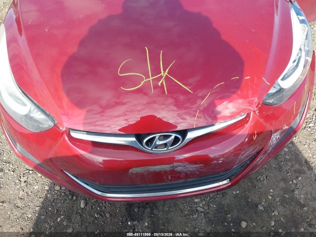 Aukcja sprzedaży 2014 Hyundai Elantra Se, vin: 5NPDH4AE5EH533984, numer aukcji: 45111999