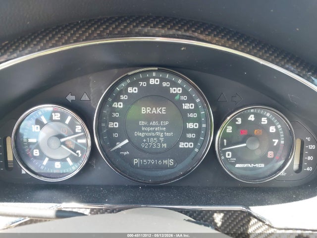 45112012 :رقم المزاد ، WDDDJ77X67A098701 vin ، 2007 Mercedes-benz Cls 63 Amg مزاد بيع