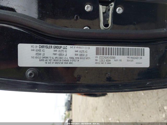 Aukcja sprzedaży 2014 Chrysler 300 300s, vin: 2C3CCAGG4EH352860, numer aukcji: 45112031