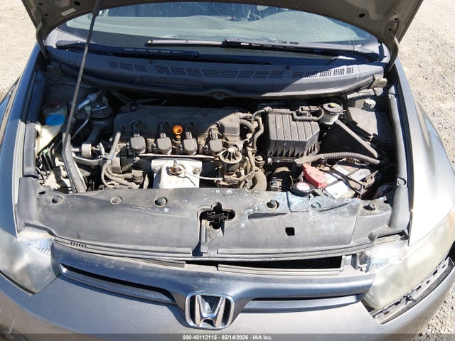 45112115 :رقم المزاد ، 2HGFG116X7H566835 vin ، 2007 Honda Civic Lx مزاد بيع