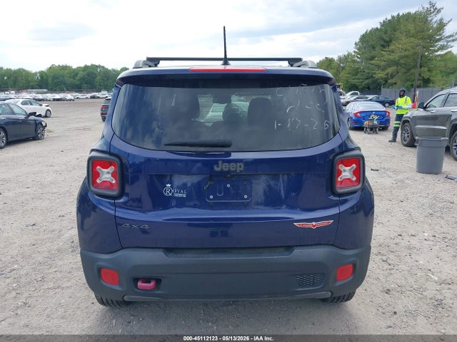 2017 Jeep Renegade Trailhawk 4x4 მანქანა იყიდება აუქციონზე, vin: ZACCJBCB2HPE96573, აუქციონის ნომერი: 45112123