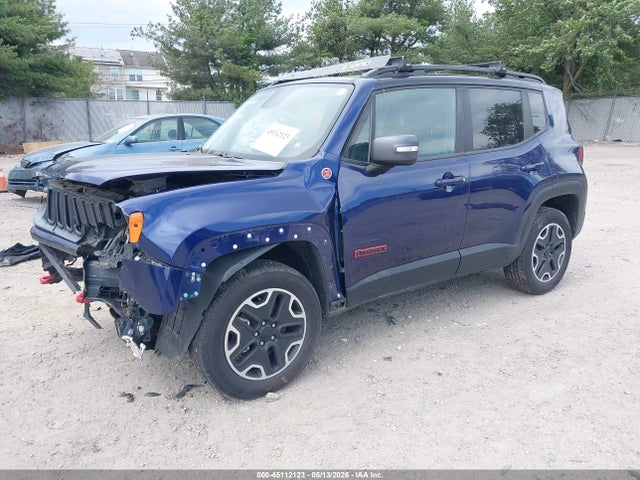 2017 Jeep Renegade Trailhawk 4x4 მანქანა იყიდება აუქციონზე, vin: ZACCJBCB2HPE96573, აუქციონის ნომერი: 45112123