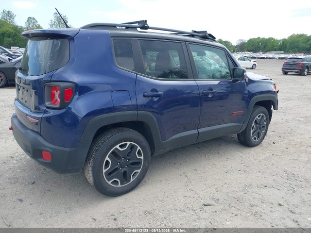 2017 Jeep Renegade Trailhawk 4x4 მანქანა იყიდება აუქციონზე, vin: ZACCJBCB2HPE96573, აუქციონის ნომერი: 45112123