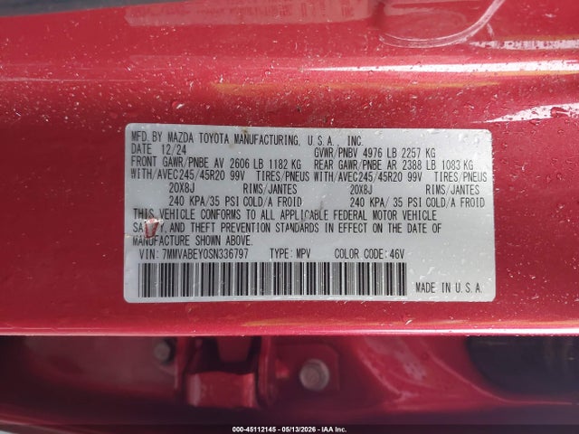 Mazda Cx-50 2.5 Turbo Premium Plus Package 2025 7MMVABEY0SN336797 Image 9