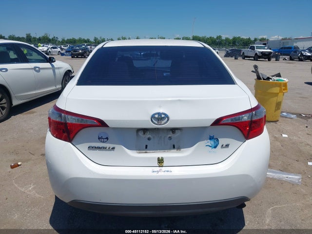 Продажа на аукционе авто 2016 Toyota Corolla Le, vin: 2T1BURHE7GC695983, номер лота: 45112152