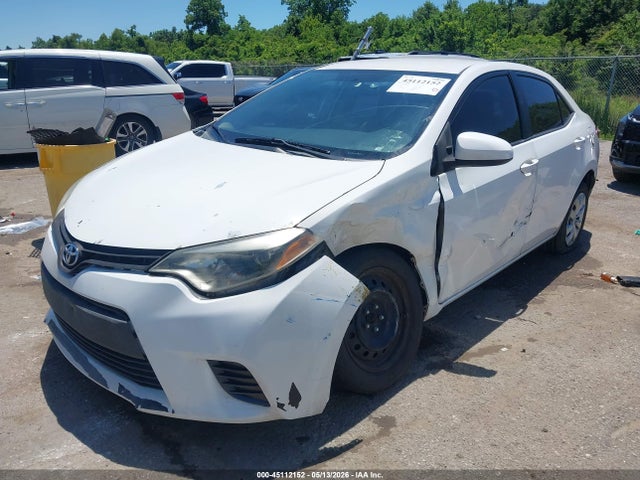 Продажа на аукционе авто 2016 Toyota Corolla Le, vin: 2T1BURHE7GC695983, номер лота: 45112152