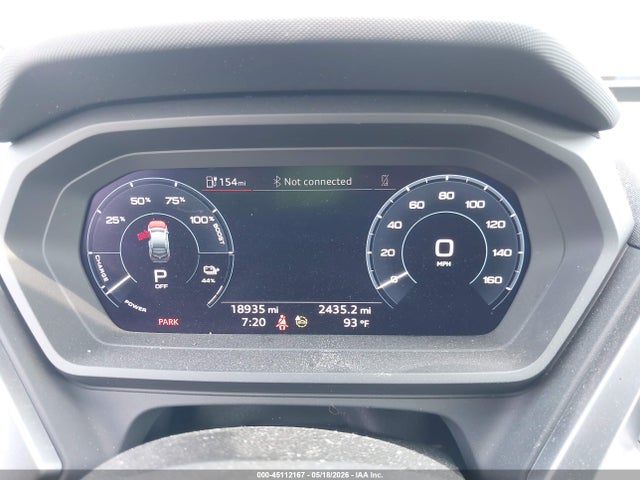 45112167 :رقم المزاد ، WA12UBFZ0RP043055 vin ، 2024 Audi Q4 Sportback E-tron Premium 55 Quattro مزاد بيع
