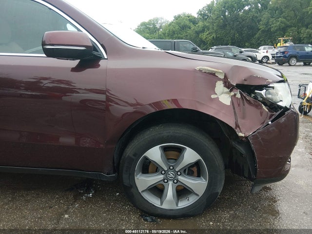 45112176 :رقم المزاد ، 5FRYD4H2XEB035513 vin ، 2014 Acura Mdx مزاد بيع