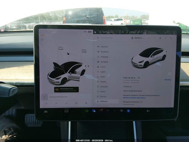 Aukcja sprzedaży 2019 Tesla Model 3 Long Range/performance, vin: 5YJ3E1EB7KF510834, numer aukcji: 45112181