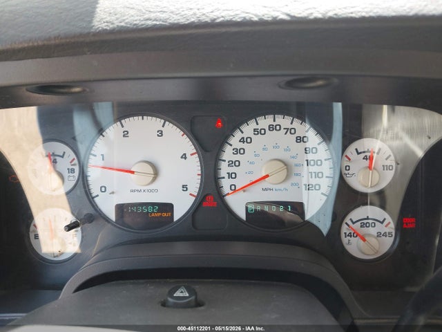 45112201 :رقم المزاد ، 3D7KR28C75G701331 vin ، 2005 Dodge Ram 2500 Slt/laramie مزاد بيع