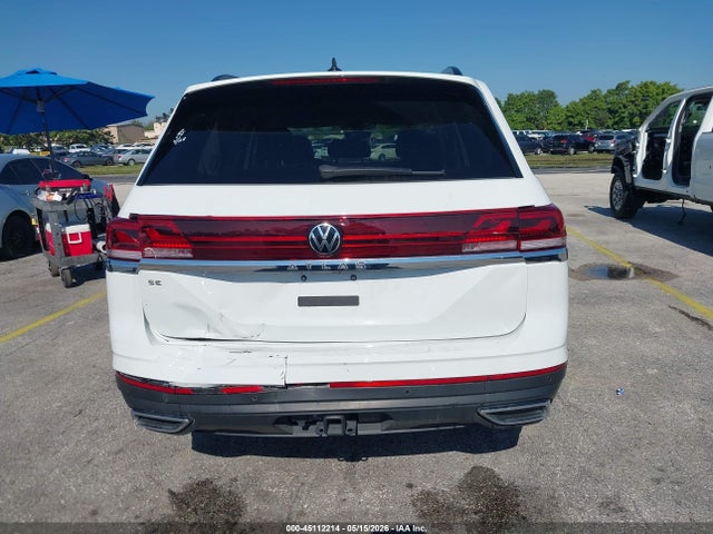 45112214 :رقم المزاد ، 1V2WR2CA6SC571945 vin ، 2025 Volkswagen Atlas 2.0t Se W/technology مزاد بيع