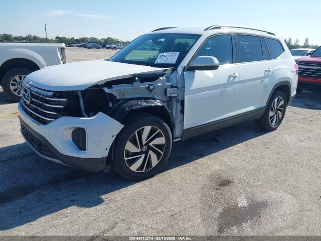 45112214 :رقم المزاد ، 1V2WR2CA6SC571945 vin ، 2025 Volkswagen Atlas 2.0t Se W/technology مزاد بيع