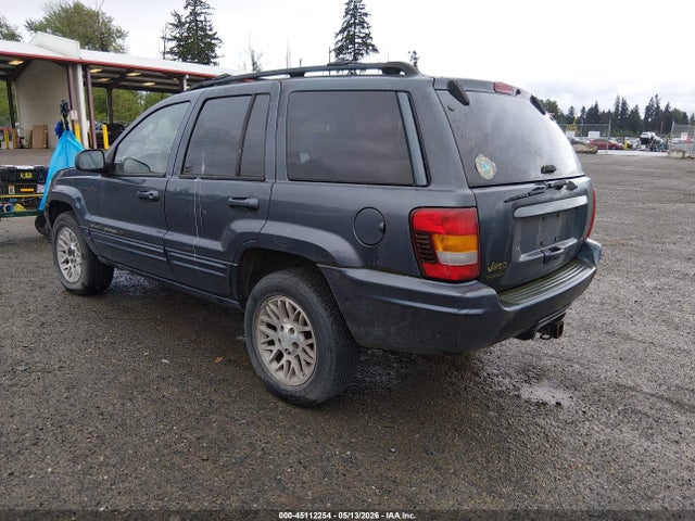 Продаж на аукціоні авто 2002 Jeep Grand Cherokee Limited, vin: 1J8GW58NX2C322410, номер лоту: 45112254