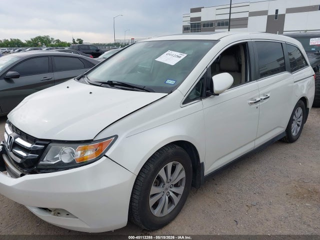 45112288 :رقم المزاد ، 5FNRL5H60GB011516 vin ، 2016 Honda Odyssey Ex-l مزاد بيع