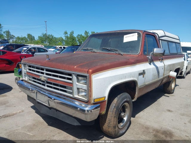 1986 Chevrolet K10 მანქანა იყიდება აუქციონზე, vin: 1GCEK14H4GF336151, აუქციონის ნომერი: 45112417