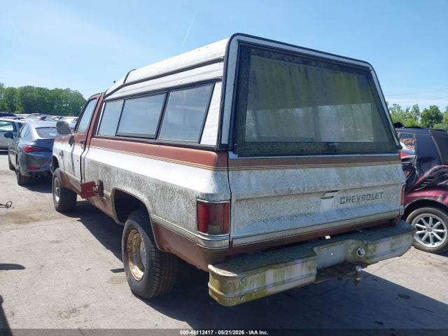 1986 Chevrolet K10 მანქანა იყიდება აუქციონზე, vin: 1GCEK14H4GF336151, აუქციონის ნომერი: 45112417