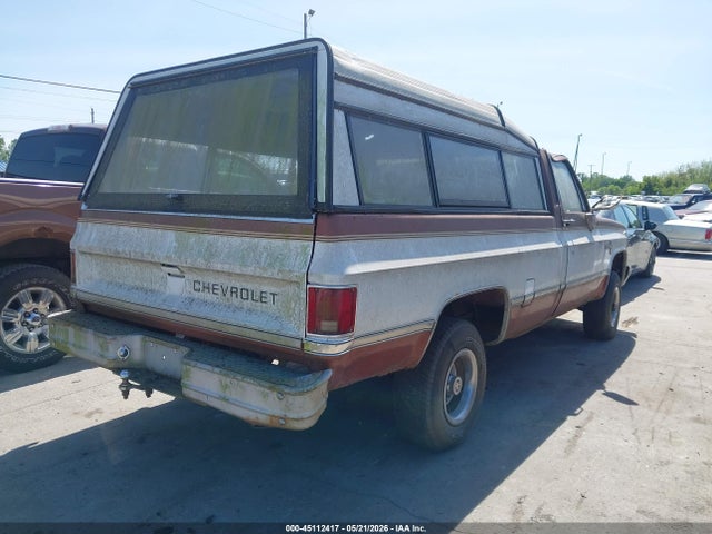 1986 Chevrolet K10 მანქანა იყიდება აუქციონზე, vin: 1GCEK14H4GF336151, აუქციონის ნომერი: 45112417