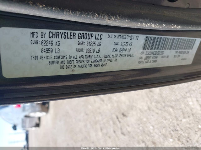 Aukcja sprzedaży 2013 Dodge Challenger Sxt, vin: 2C3CDYAG3DH561956, numer aukcji: 45112422