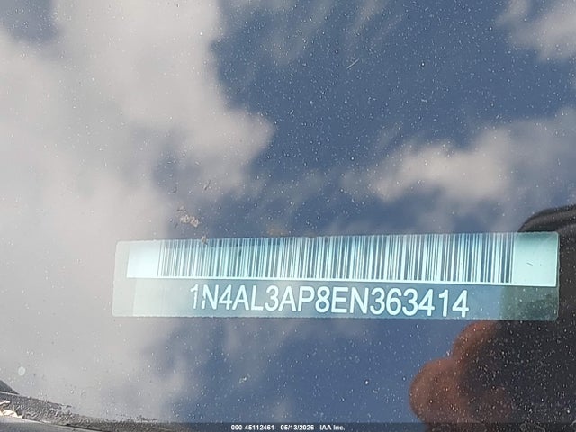 1N4AL3AP8EN363414 Nissan Altima 2.5 Sl