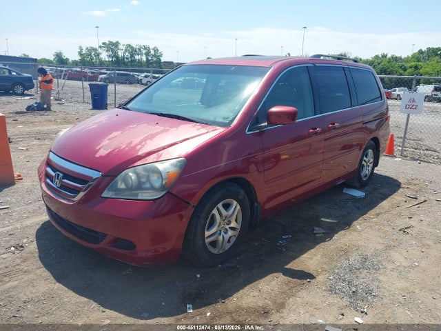 2006 Honda Odyssey Ex-l მანქანა იყიდება აუქციონზე, vin: 5FNRL38736B066862, აუქციონის ნომერი: 45112474