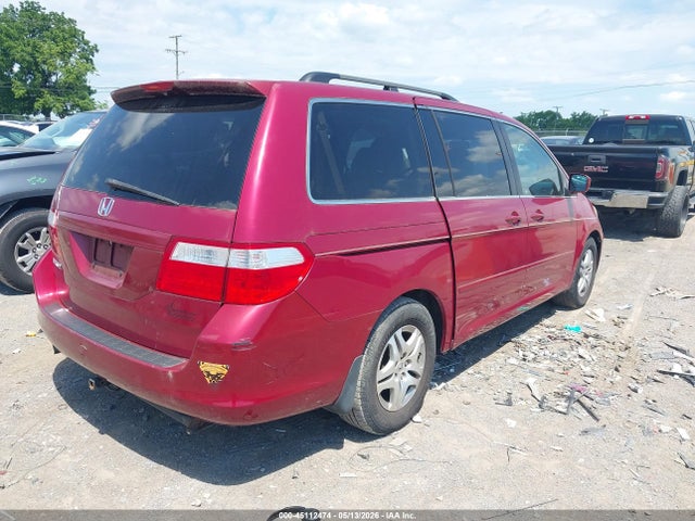 2006 Honda Odyssey Ex-l მანქანა იყიდება აუქციონზე, vin: 5FNRL38736B066862, აუქციონის ნომერი: 45112474