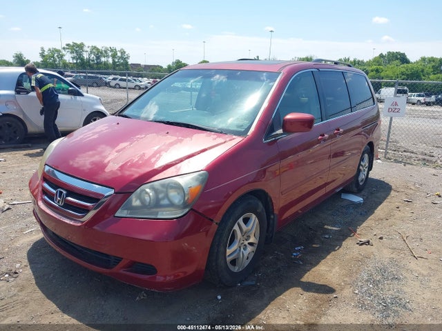 2006 Honda Odyssey Ex-l მანქანა იყიდება აუქციონზე, vin: 5FNRL38736B066862, აუქციონის ნომერი: 45112474