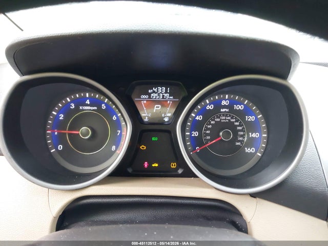 2012 Hyundai Elantra Gls (ulsan Plant) მანქანა იყიდება აუქციონზე, vin: KMHDH4AE2CU183339, აუქციონის ნომერი: 45112512