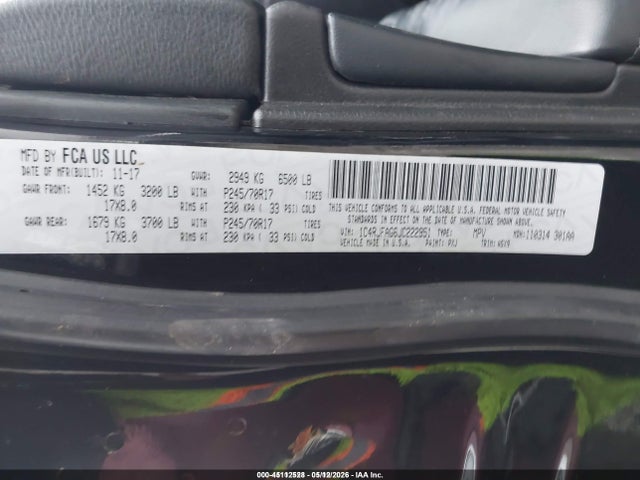 Продаж на аукціоні авто 2018 Jeep Grand Cherokee Laredo E 4x4, vin: 1C4RJFAG6JC222951, номер лоту: 45112528