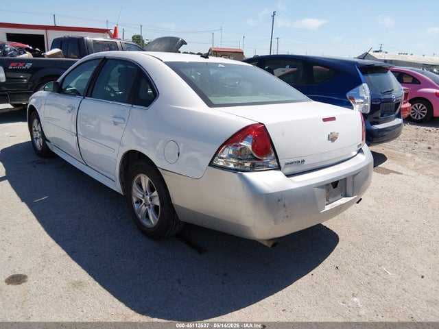 2012 Chevrolet Impala Ls მანქანა იყიდება აუქციონზე, vin: 2G1WF5E30C1321806, აუქციონის ნომერი: 45112537