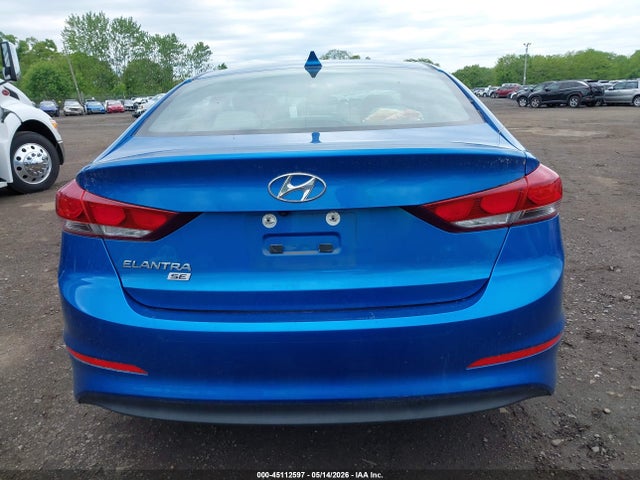 Продажа на аукционе авто 2018 Hyundai Elantra Se, vin: 5NPD74LF4JH394949, номер лота: 45112597