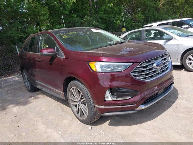 45112644 :رقم المزاد ، 2FMPK4K92KBC70422 vin ، 2019 Ford Edge Titanium مزاد بيع