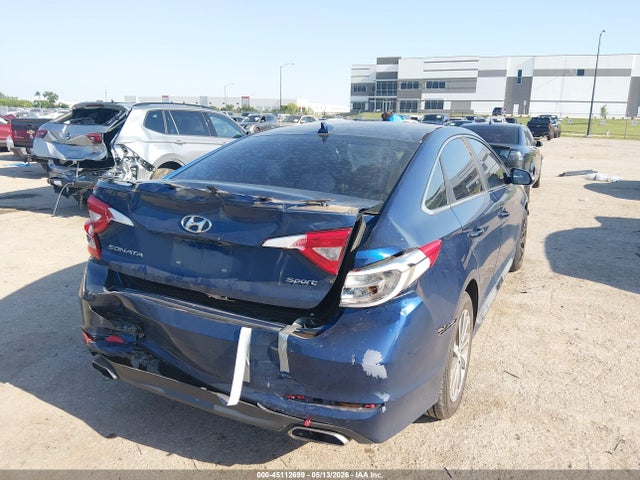 2015 Hyundai Sonata Sport მანქანა იყიდება აუქციონზე, vin: 5NPE34AF6FH061310, აუქციონის ნომერი: 45112699