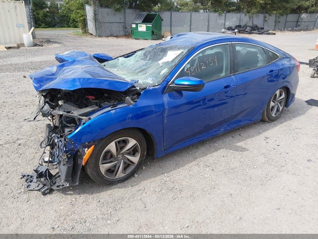 2019 Honda Civic Lx მანქანა იყიდება აუქციონზე, vin: 2HGFC2F61KH549490, აუქციონის ნომერი: 45112954